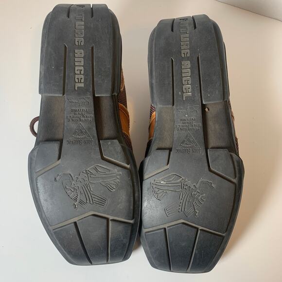 John Fluevog FUTURE ANGEL Casual Designer Sneakers Men's Size 10 M Brown - Picture 9 of 9